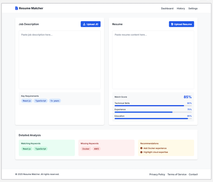Sansa Talent AI - Resume Matcher